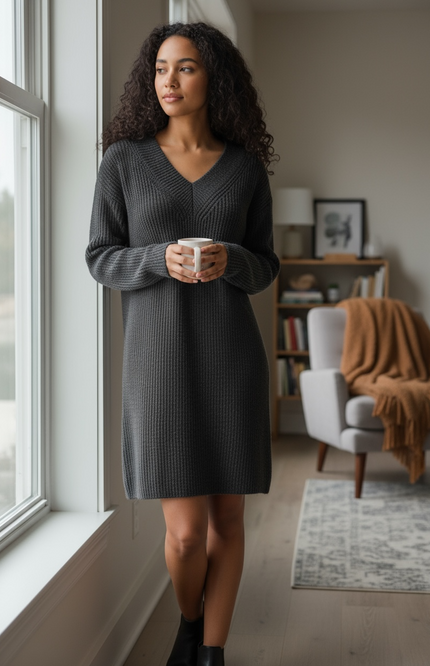 Cozy & Casual Sweater Dress