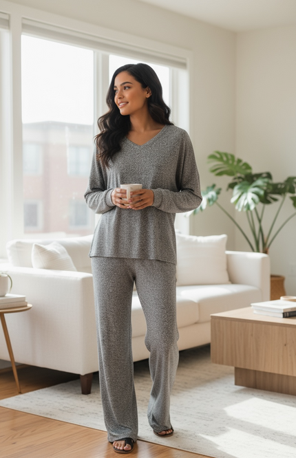 Unmatched Soft Lounge Set - Black/Grey
