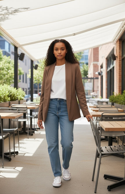 The Unmatched Blazer with Lining - Brown