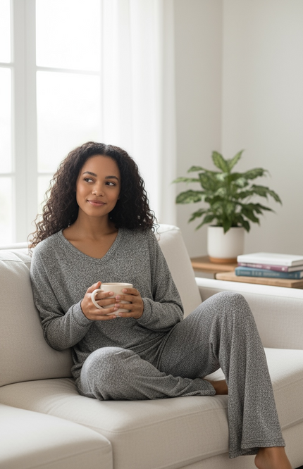 Unmatched Soft Lounge Set - Black/Grey