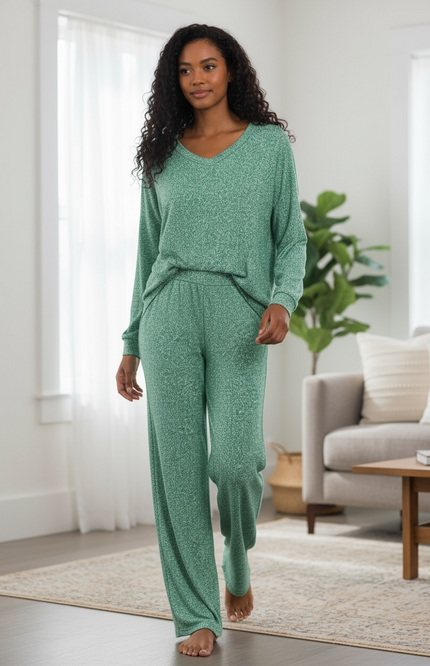 Unmatched Soft Lounge Set - DK Green