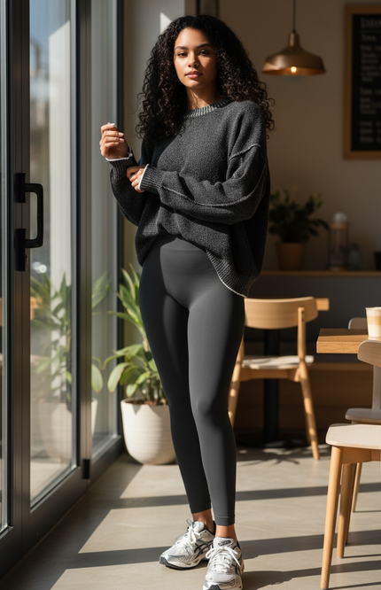 Modern Muss Exposed Seam Two-Tone Sweater