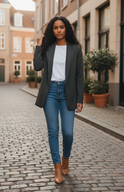 The Unmatched Blazer with Lining - Black