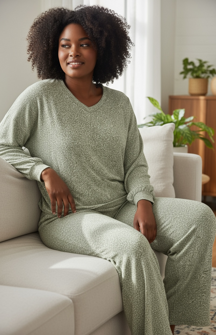 Unmatched Soft Lounge Set - Olive