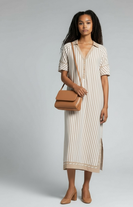 Coastal Charm Midi Dress