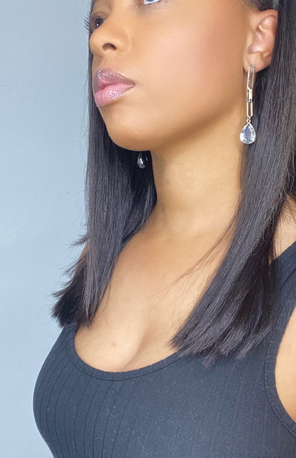 Diamond Drop Earrings