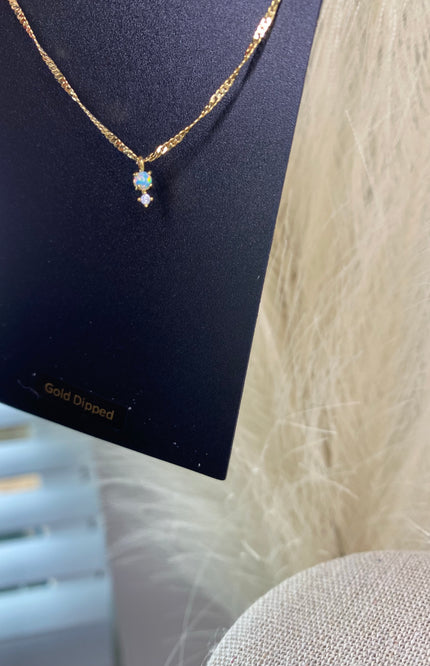 Dainty Energy Small Charmed Necklace