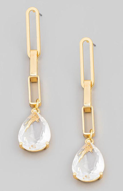 Diamond Drop Earrings