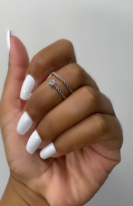 Unmatched Diamond Wrap Ring (Gold/Silver)