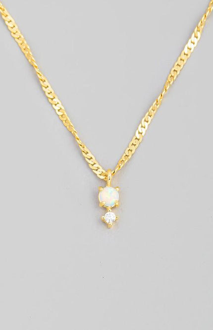 Dainty Energy Small Charmed Necklace