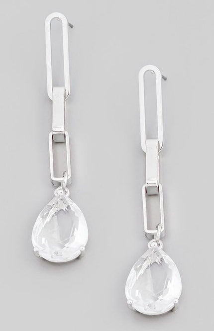 Diamond Drop Earrings