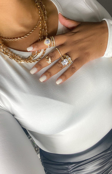 IVANA Ring Set (Silver/Gold)