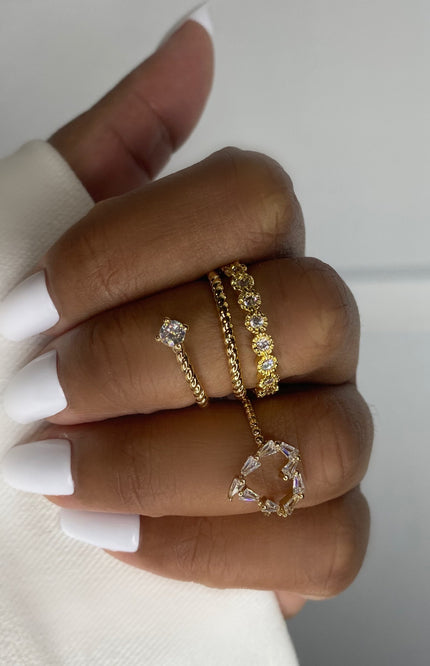 Unmatched Diamond Wrap Ring (Gold/Silver)